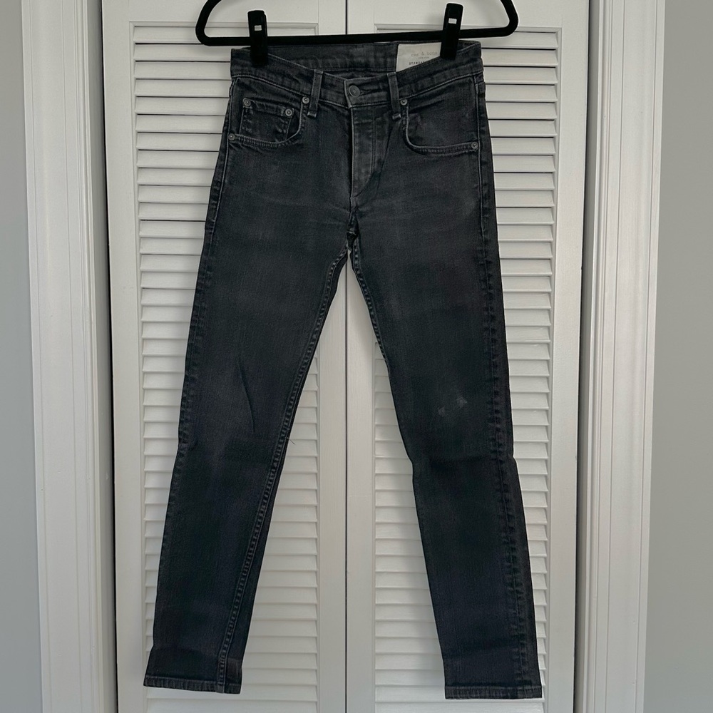 Rag & Bone Charcoal Skinny Jeans